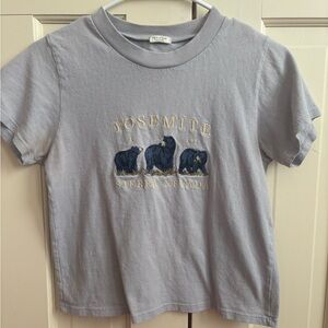 Brandy Melville John Galt Baby Tee Yosemite